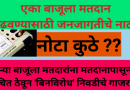 एका बाजूला मतदान वाढवण्यासाठी जनजागृतीचे नाटक, दुसऱ्या बाजूला मतदारांना मतदानापासूनच वंचित ठेवून ‘बिनविरोध’ निवडीचे गाजर!