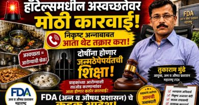 हॉटेल्समधील अस्वच्छता व निकृष्ट अन्नाबाबत ग्राहकांना आता करता येणार थेट तक्रार!