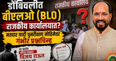 डोंबिवलीत बीएलओ (BLO) राजकीय कार्यालयात? मतदार यादी पुनरीक्षण मोहिमेवर गंभीर प्रश्नचिन्ह
